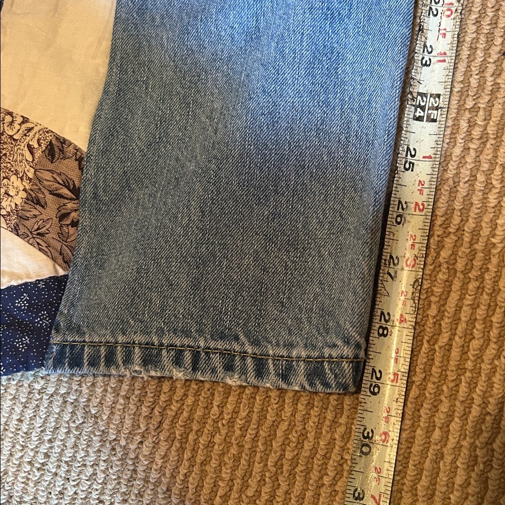 HANDMADE Levis 505s Quilted jeans size 30-32 - Picture 13 of 13